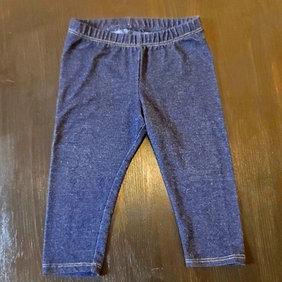 Denim Baby Leggings Cat Jack Soft Blue 